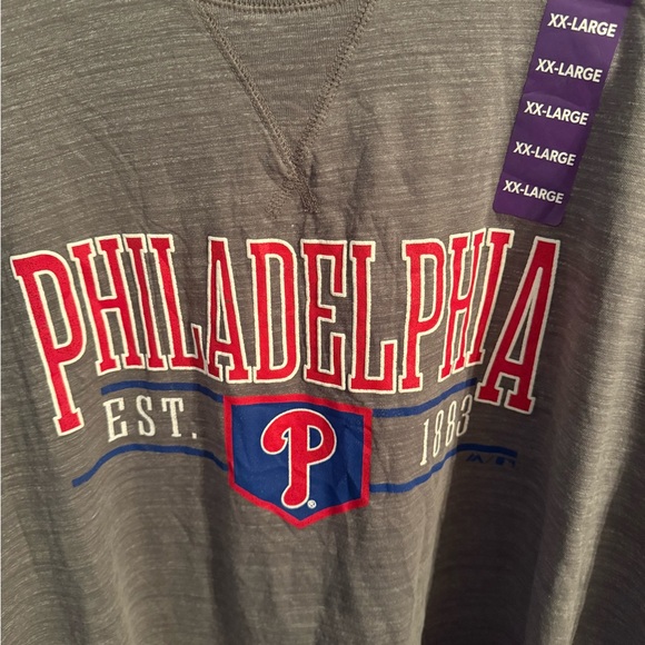 New With Tags, Men’s Philadelphia Phillies T- Shirt Size 2 XL - Picture 2 of 5